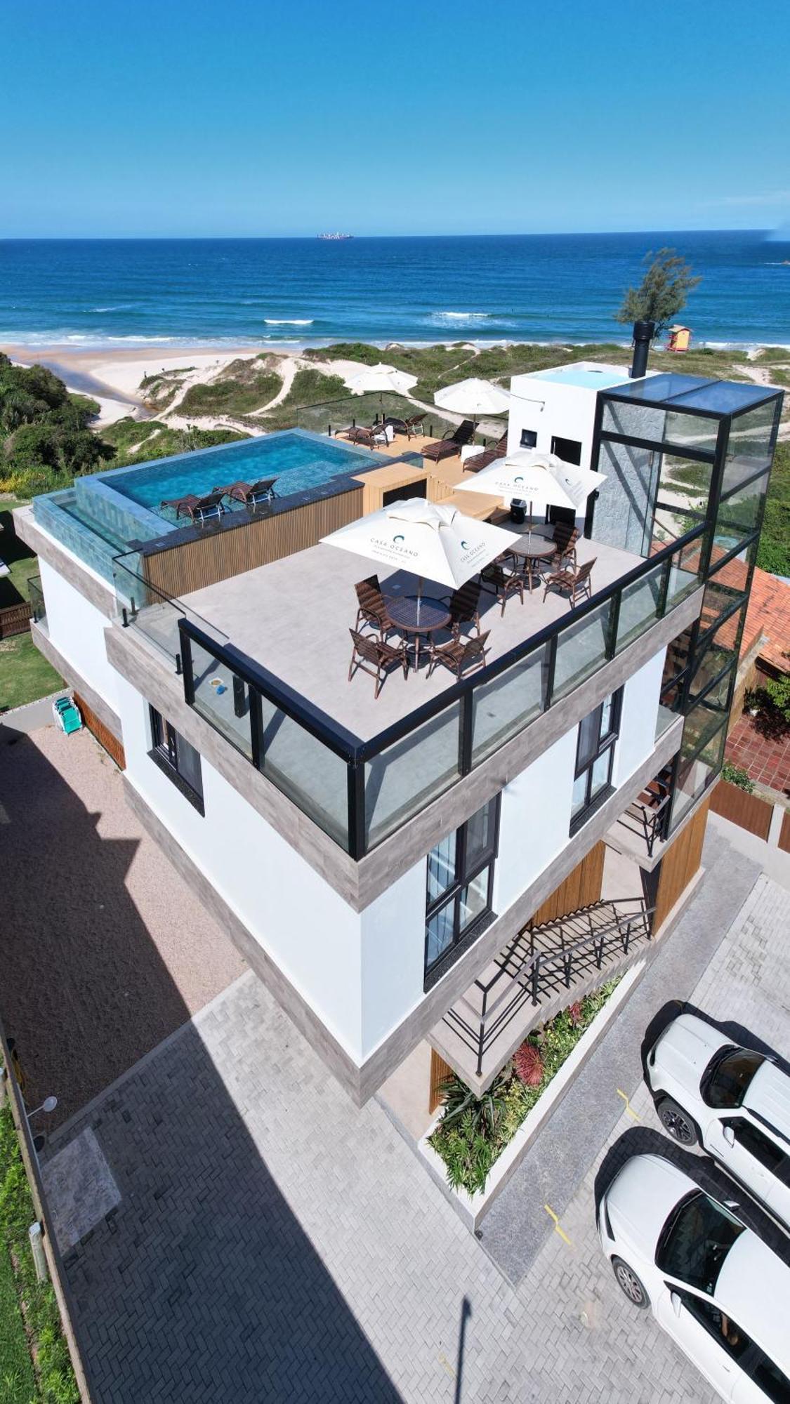 Casa Oceano Praia Do Rosa, Apartamentos Pe Na Areia, Прайя-ду-Роза Екстериор снимка
