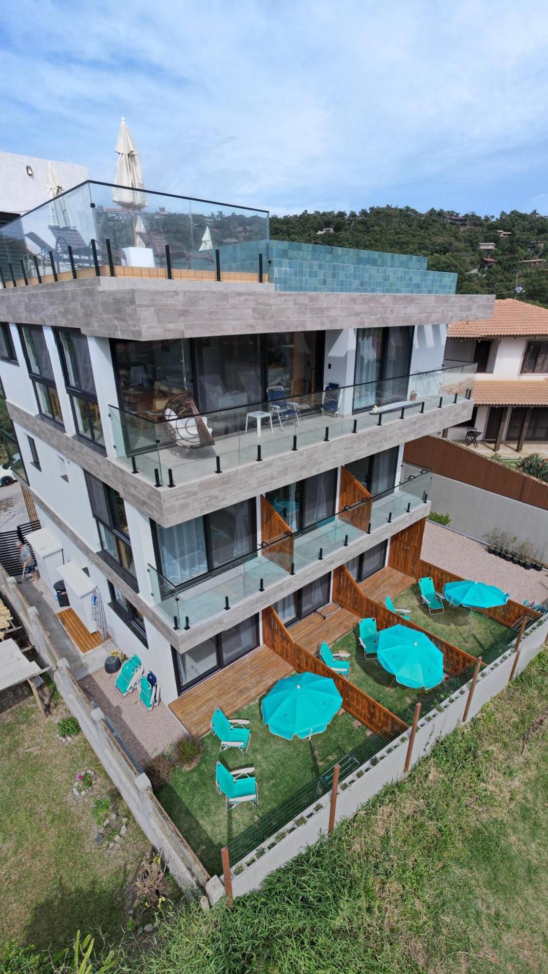 Casa Oceano Praia Do Rosa, Apartamentos Pe Na Areia, Прайя-ду-Роза Екстериор снимка