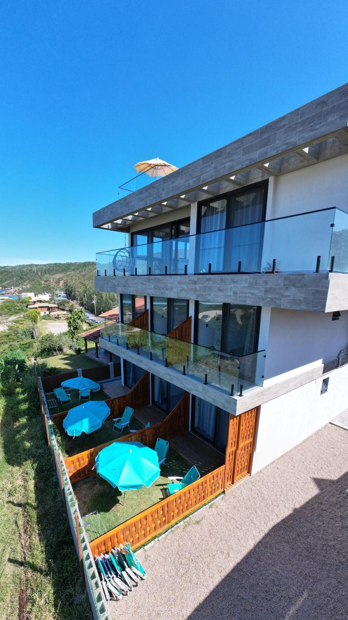 Casa Oceano Praia Do Rosa, Apartamentos Pe Na Areia, Прайя-ду-Роза Екстериор снимка